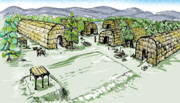 An Osage Village